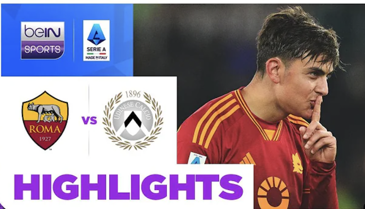 Roma 3-1 Udinese | Serie A 23/24 Match Highlights